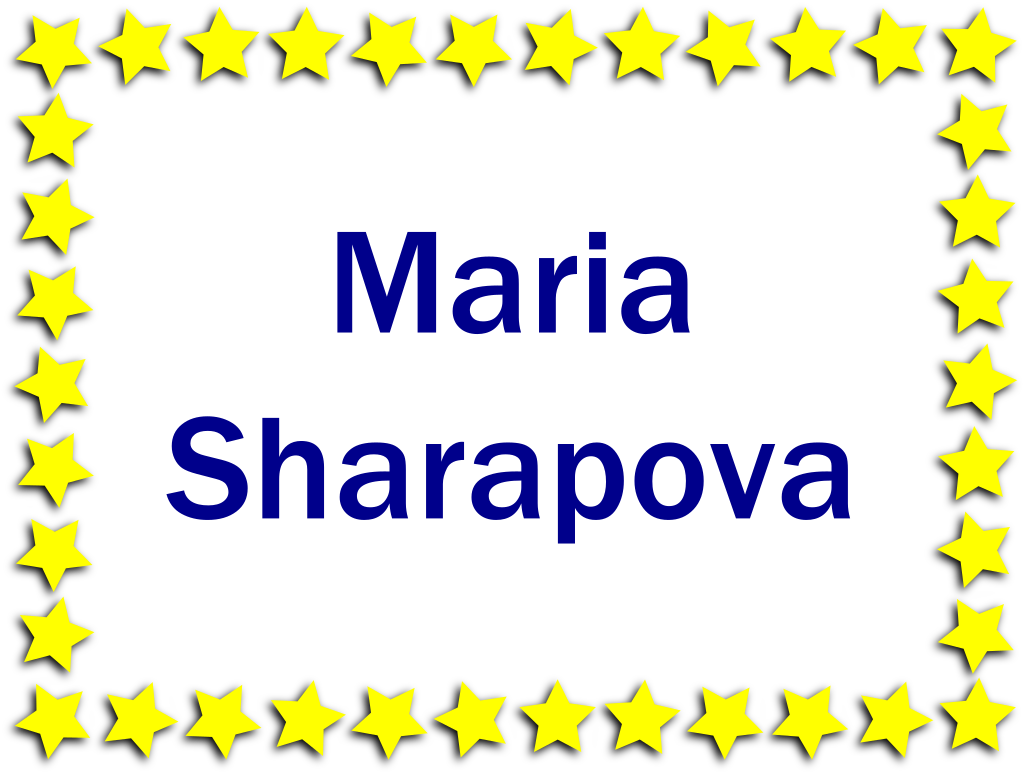 Maria Sharapova fotka, foteka